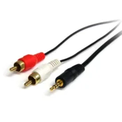 StarTech.com 0.92m, 3.5mm/2xRCA, M/M audio kabel 0,92 m Crno