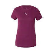 PUMA Majica ESS vinsko rdeča/bela