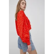 Bluza Levis za žene, boja: crvena,