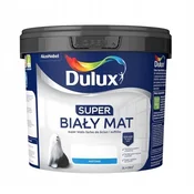 Dulux Super akrilna barva za stene in strope bela mat 3 l