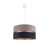 Duolla - Viseci luster na sajli DUO 1xE27/15W/230V O 40 cm plava