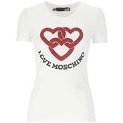 Love Moschino Ženska majica W4H1930E1951-A00, Bela