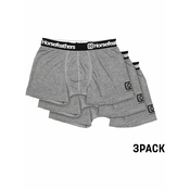 Horsefeathers Dynasty 3Pk moške boksarice heather gray