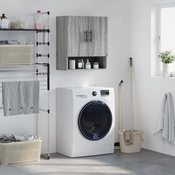 Greatstore Stenska omarica siva sonoma 60x31x70 cm inženirski les