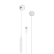 Slušalice+mikrofon TnB Curv - Lightning - White