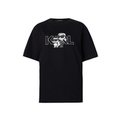 Karl Lagerfeld Majica rdeča/črna/bela