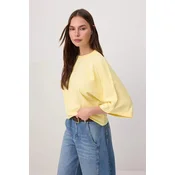 Trendyol Milla Ženska majica TWOSS26TS00047, Žuta