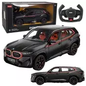 BMW XM Auto na daljinsko upravljanje RC Rastar Crni 1:14