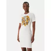 Versace Jeans Couture Vsakodnevna obleka 80HAOE01 CJ02E Bela Slim Fit