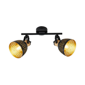 Prezent 27523 - Spot svetiljka MESCALA 2xE14/40W/230V crna
