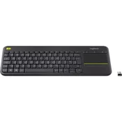 Logitech K400 Plus bežicna tipkovnica + touchpad, USB, crna (920-008385)