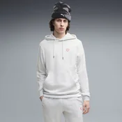 PUMA Essentials Elevated Fleece Hoodie Men, Clothing, White Glow Heather, XL