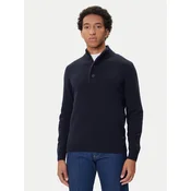 Barbour Pulover Patch Half Zip MKN0585NY91 Mornarsko modra Regular Fit