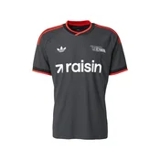 ADIDAS PERFORMANCE Funkcionalna majica UNB grafit / krvavo rdeča / črna / bela
