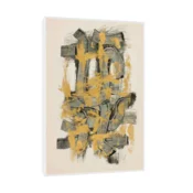 Canvas Slika na platnu Apstraktni motiv, Ulo Sooster, Sa ramom, 30 x 45 cm, Beli
