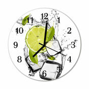 tulup.si Steklena okrogla ura Lime fi 30 cm