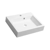 Sapho - Pultni umivalnik ORINOKO 50x42 cm marmor/bela