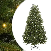 Vidaxl Umetno Zložljivo Božično Drevo 300 cm 300 LED Toplo bela PVC