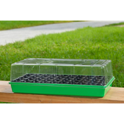 plastični lonček za sadike 55x29x16 cm s pokrovom
