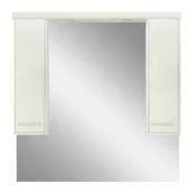 Nerva 105 cm stenska omara z ogledalom, Zrcalna obloga bela