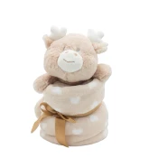 DEXY CO Set plišana igracka irvas i cebe Sweet dreams baby bež