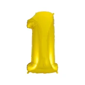 shumee B&C folija balon Številka 1 zlat 92 cm | FG-C85Z1