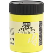 Pébéo Studio Fine Akrilna barva Lemon Cadmium Yellow Hue 500 ml 1 kos