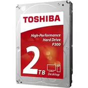 2TB Toshiba P300 HDWD220UZSVA 3.5 5400RPM,128MB NCQ, AF Bulk