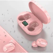 MXM Bežicna slušalica, uši E6S s bluetooth 5.0 i punjivom kutijom - Roza