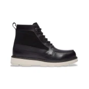 Timberland za moške. TB0A6CE2W021 Britton Mills vodoodporni škornji črni (46), Usnje, Črna, Ravna stran, Čipke, Prilo