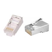 CABLETECH Konektor mrežni FTP 8/8, CAT 6E, kovinski okvir, (20811575)