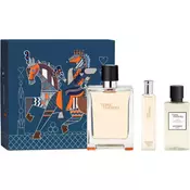 Hermes Terre DHermes darilni set VI. toaletna voda 100 ml + toaletna voda 12 5 ml + balzam po britju 40 ml