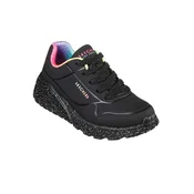 SKECHERS Patike za devojcice UNO LITE - RAINBOW S crne
