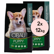 Farmina MO SP CIBAU dog PUPPY MEDIUM 2x12 kg