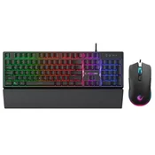 Tastatura+miš žicni set Rampage KM-RX7 FORTUNA V2 crni 42577