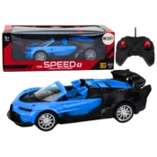 Športni avtomobil LEAN TOYS na daljinsko vodenje RC 1:18, moder