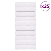 Vidaxl Brisače za tuširanje FROGN 25 kosov bele 70x140 cm 360 g/m2