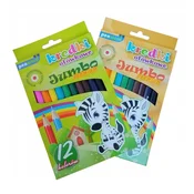 JUMBO svinčniki 12 barv debeli