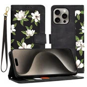 Etui Techsuit FlipCraft za iPhone 15 Pro Max - flowers of the dawn