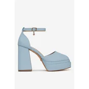 Čevlji s peto DeeZee LW85478-6 Modra