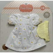Paola Reina Odeca za lutku Luciju, 32cm, Bela