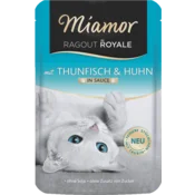 MIAMOR hrana za mačke Ragout Royale (okus: tuna s piščancem v omaki), 100g
