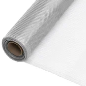 Vidaxl Aluminijasta mreža 80x2000 cm srebrna