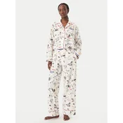 Polo Ralph Lauren Pižama 4P0701 Svetlo bež Relaxed Fit