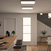Paulmann Velora LED plošča 3-stopenjska zatemnitev, 59,5x29,5 cm - Dnevna soba/jedilnica - bela mat barva - Kovina