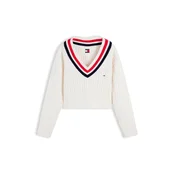 Tommy Jeans pulover ženski bombažen