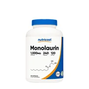 Nutricost – Kapsule monolavrina, 240 kapsul