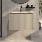 Kupaonski element viseci Concepto+ Diva 60, bež, s ladicom