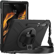 Hibriden TPU ovitek Endure za Samsung Galaxy Tab S8 Ultra - črn