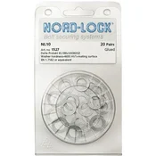 NORD-LOCK varnostna nazobčana podložka NL10, lamelno cinkana, blister SB-20